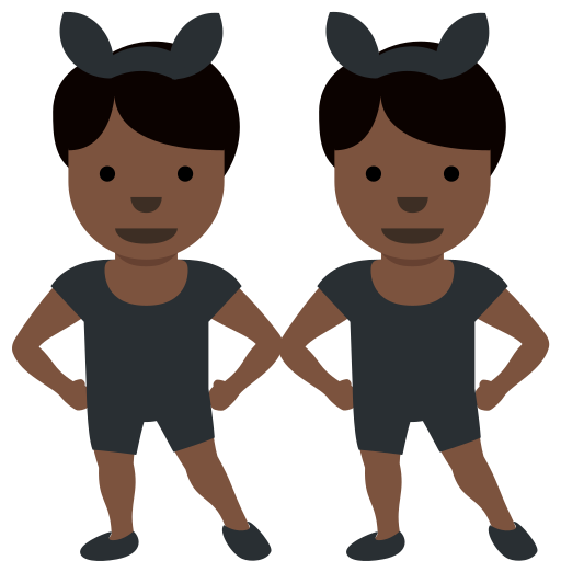 Men with Bunny Ears: Dark Skin Tone Men with Bunny Ears: Dark Skin Tone