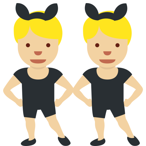 Men with Bunny Ears: Medium-Light Skin Tone Men with Bunny Ears: Medium-Light Skin Tone