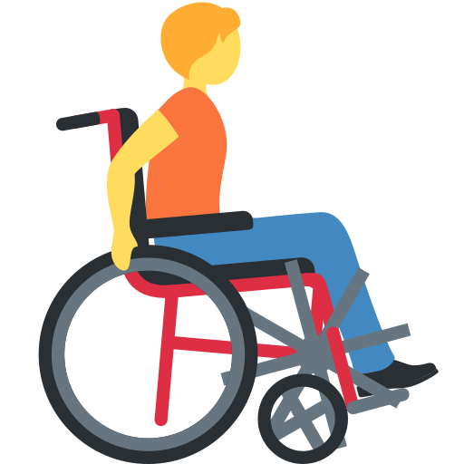 Person in Manual Wheelchair: Facing Right Person in Manual Wheelchair: Facing Right