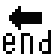 END矢印
