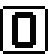 囲み数字0