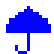 傘と雨
