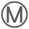 Circled M
