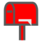 Closed Mailbox with Lowered Flag