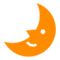 First Quarter Moon Face