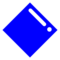 Large Blue Diamond