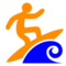 Person Surfing