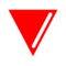 Red Triangle Pointed Down