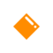 Small Orange Diamond