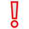 White Exclamation Mark