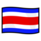 Flagga: Costa Rica