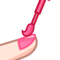Nagellack: Ljus Hudton