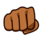 Knuten hand: Mellanmörk Hudton