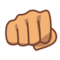 Knuten hand: Mellanhudton