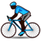 Person som cyklar: Mörk Hudton