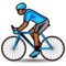 Person som cyklar: Mellanmörk Hudton