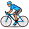 Person som cyklar: Mellanhudton