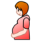 Gravid kvinna: Ljus Hudton