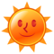 Sol med ansikte