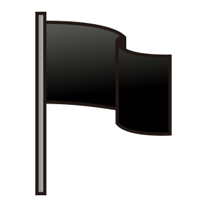 Svart flagga