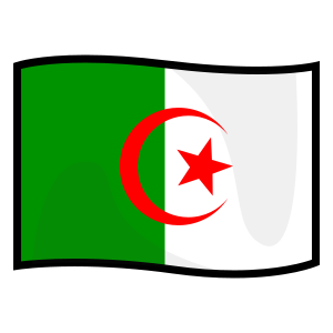 Flagga: Algeriet