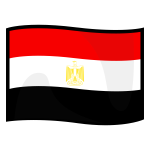 Flagga: Egypten