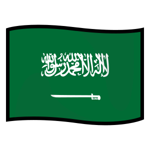 Flagga: Saudiarabien