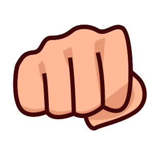 Knuten hand: Mellanljus Hudton