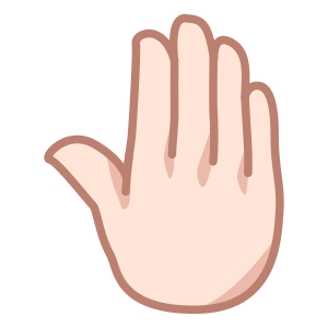 Höjd handrygg: Ljus Hudton
