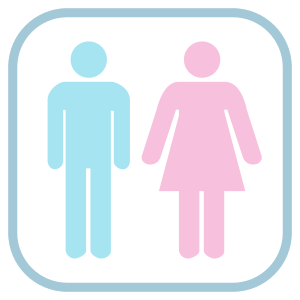 Wc-skylt