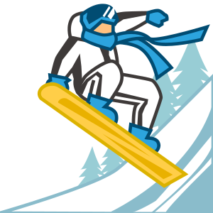 Snowboardåkare: Mellanljus Hudton