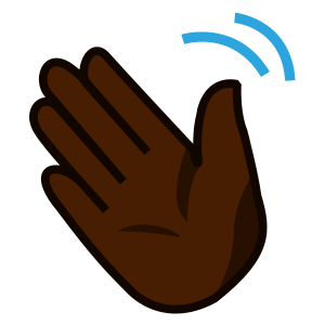 Vinkande hand: Mörk Hudton