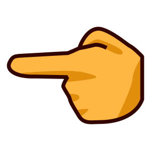 Vänsterpekande finger