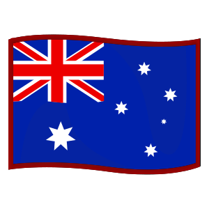 Flagga: Australien