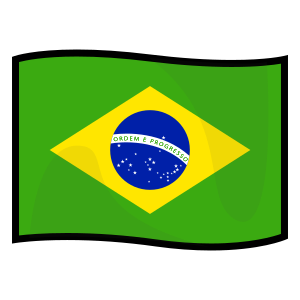 Flagga: Brasilien