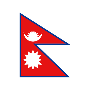 Flagga: Nepal
