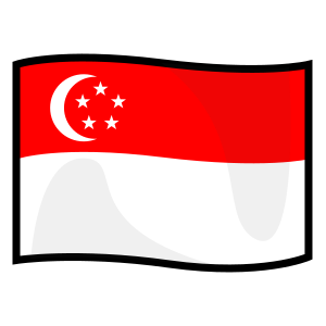 Flagga: Singapore