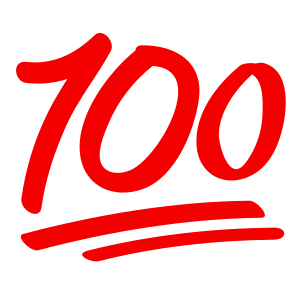 100 poäng