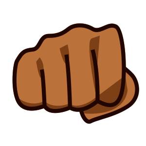 Knuten hand: Mellanmörk Hudton
