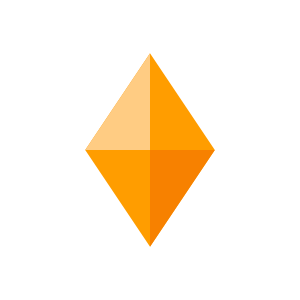 Liten orange romb