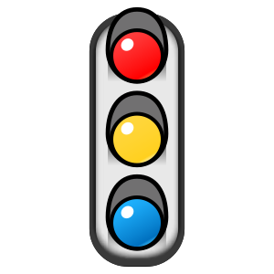 Lodräta trafikljus