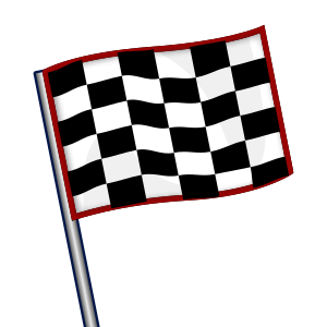 Schackrutig flagga