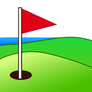 Flagga i hål