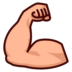 Spänd biceps: Mellanljus Hudton