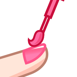 Nagellack: Ljus Hudton