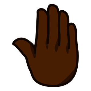 Höjd handrygg: Mörk Hudton