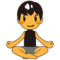 Man i lotusposition
