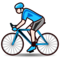Person som cyklar: Ljus Hudton