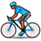 Person som cyklar: Mellanmörk Hudton