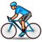 Person som cyklar: Mellanhudton